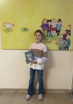 Lesedino Schulsiegerin Julia Meunier