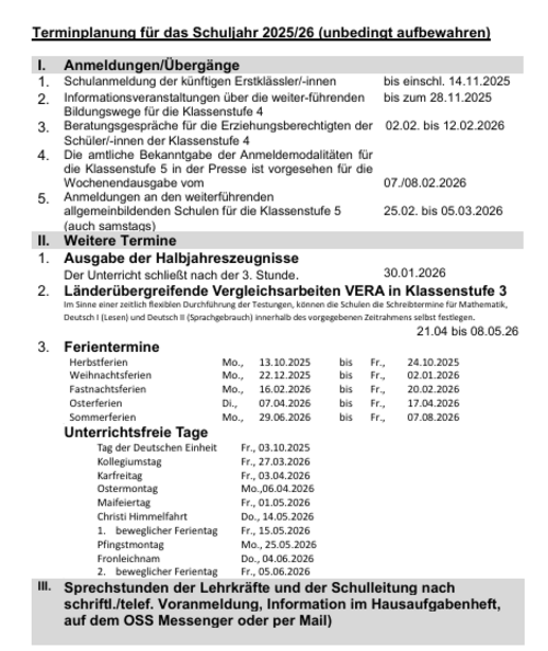 terminplan